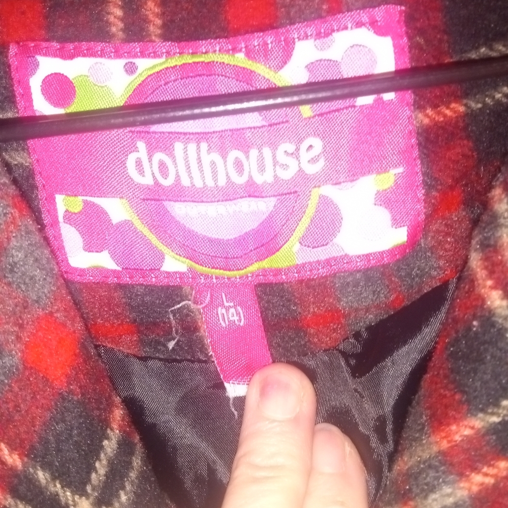 Dollhouse jacket size large 14
